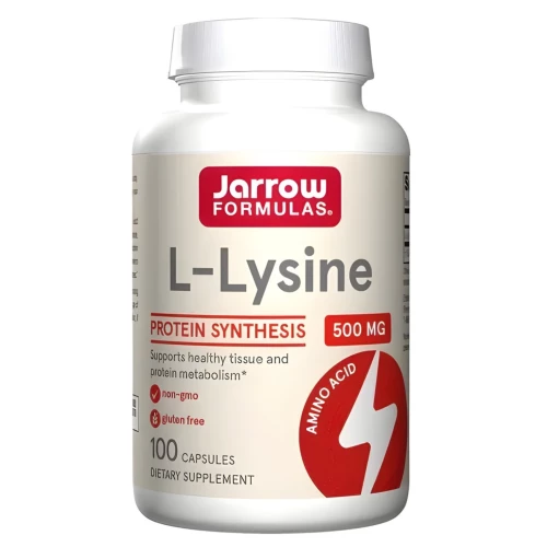 Jarrow - L-Lysine 500 mg - 100 kapsułek